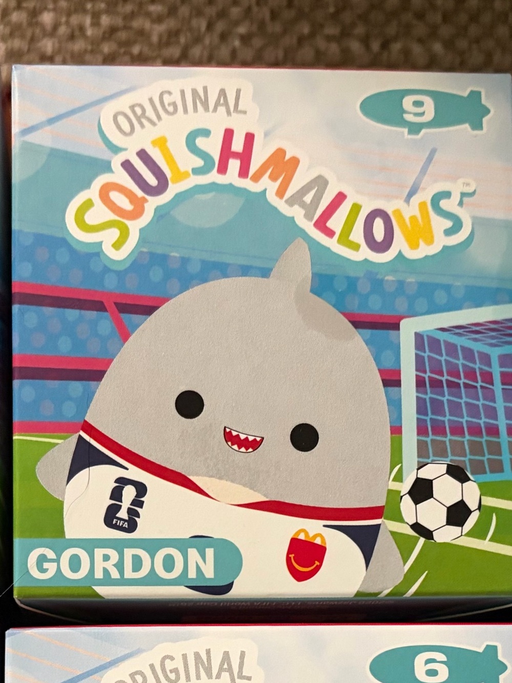 Mcdonald’s happy meal fifa Squishmallows Gordon #9